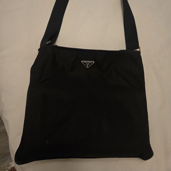 Prada Tessuto Crossbody Bag - Black - Picture 3 of 10